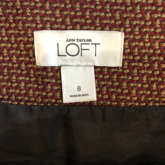 Ann Taylor Loft Wool Knee-Length Skirt Size 8 - Picture 4 of 10
